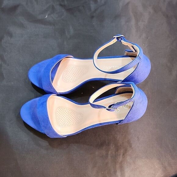 BRAND NEW SHOE LAND BLOCK HEEL OPEN-TOE SANDAL - Picture 6 of 14